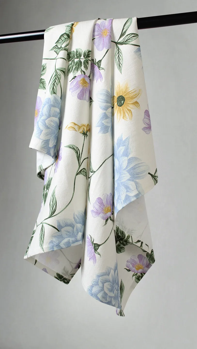 Paños de cocina en paquete de 2 - Dahlia (azul)