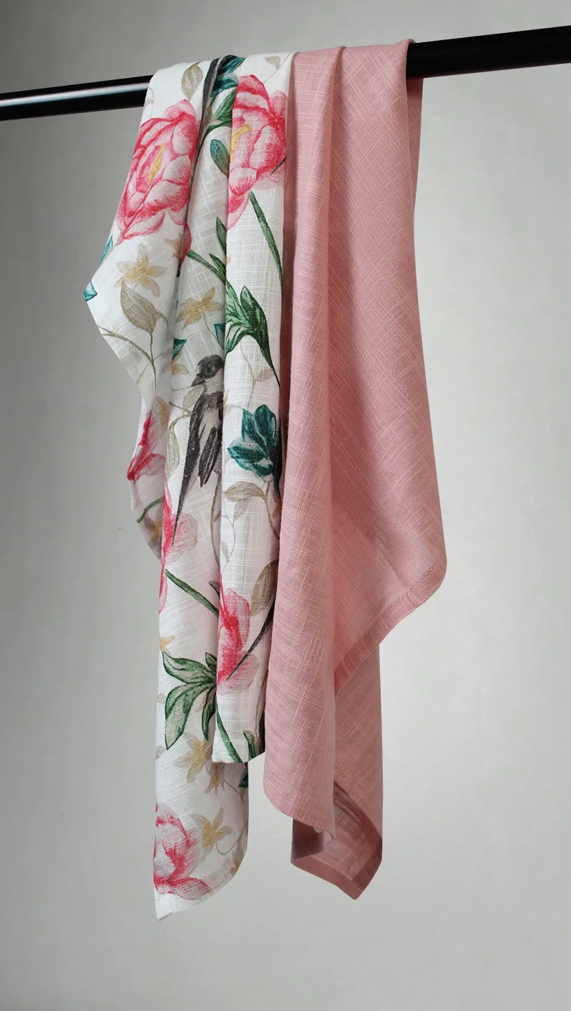 Paños de cocina en paquete de 2 - Gullan (rosa)