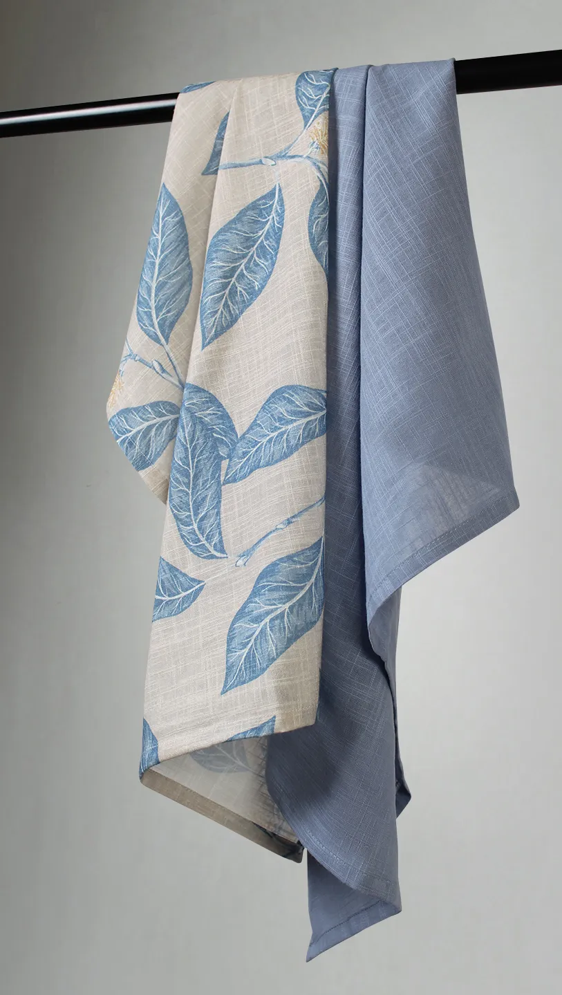 Paños de cocina en paquete de 2 - Morris (azul)