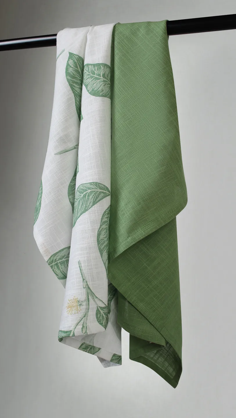 Paños de cocina en paquete de 2 - Morris (verde)