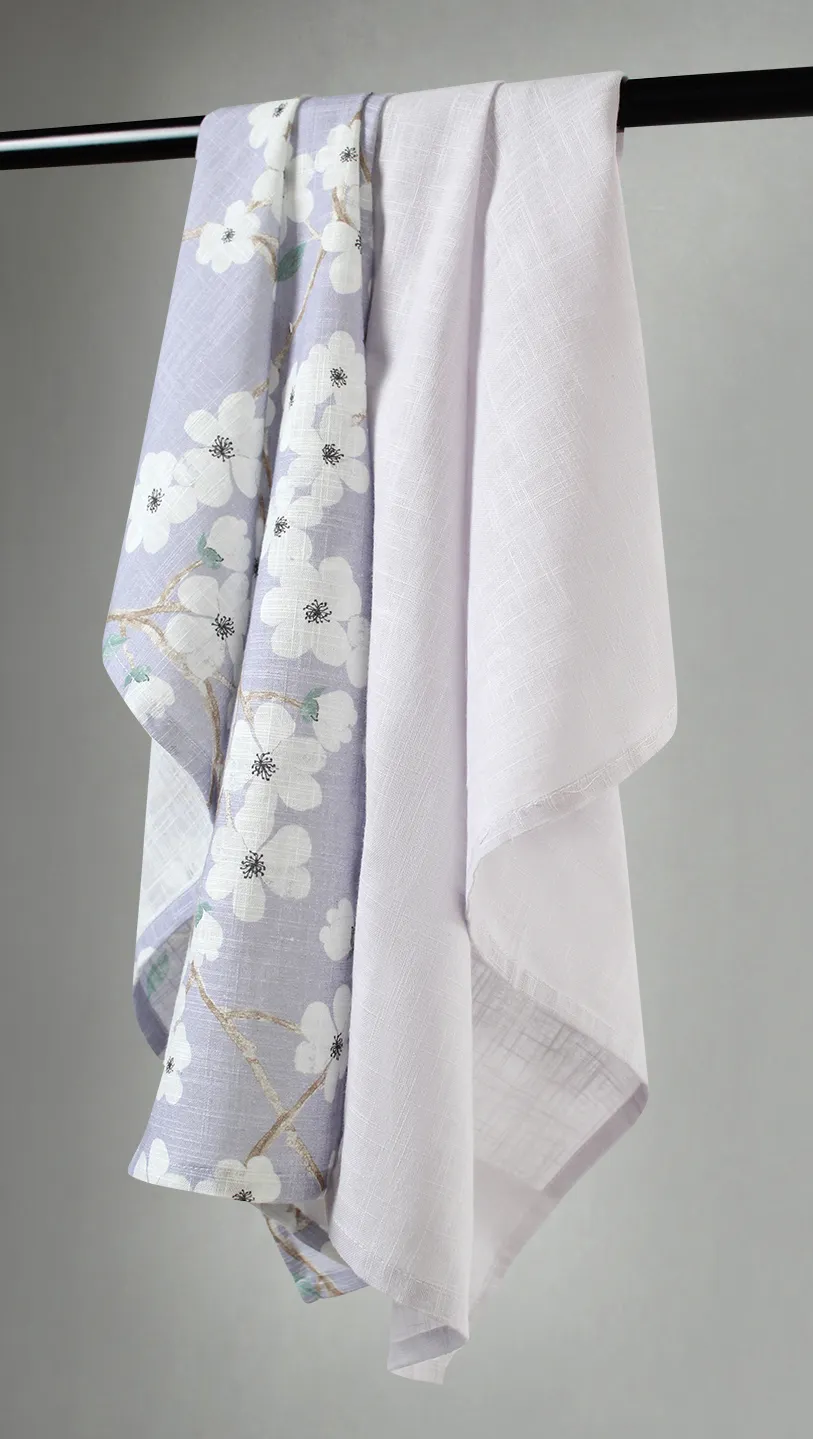 Paños de cocina en paquete de 2 - Pia-Li (morado)