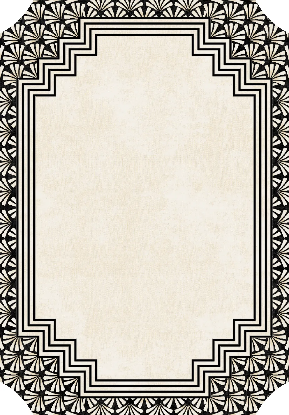Alfombra Wilton - Cleo (negro)