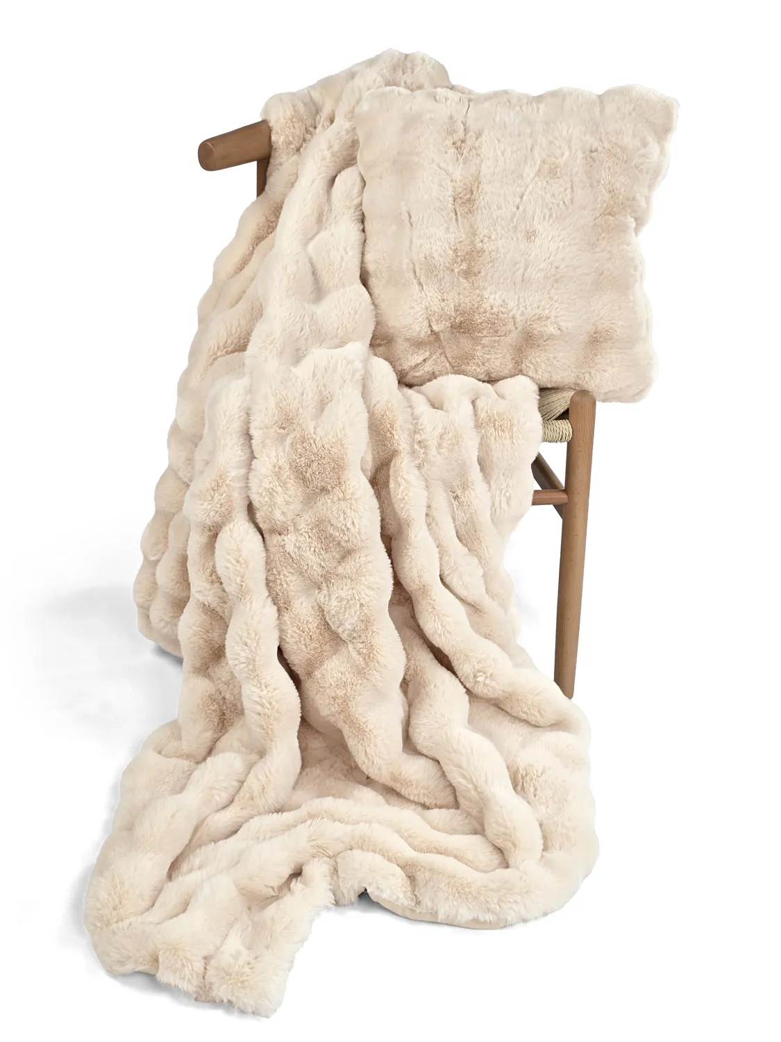 Funda de almohada - Aranga Bubble (beige)