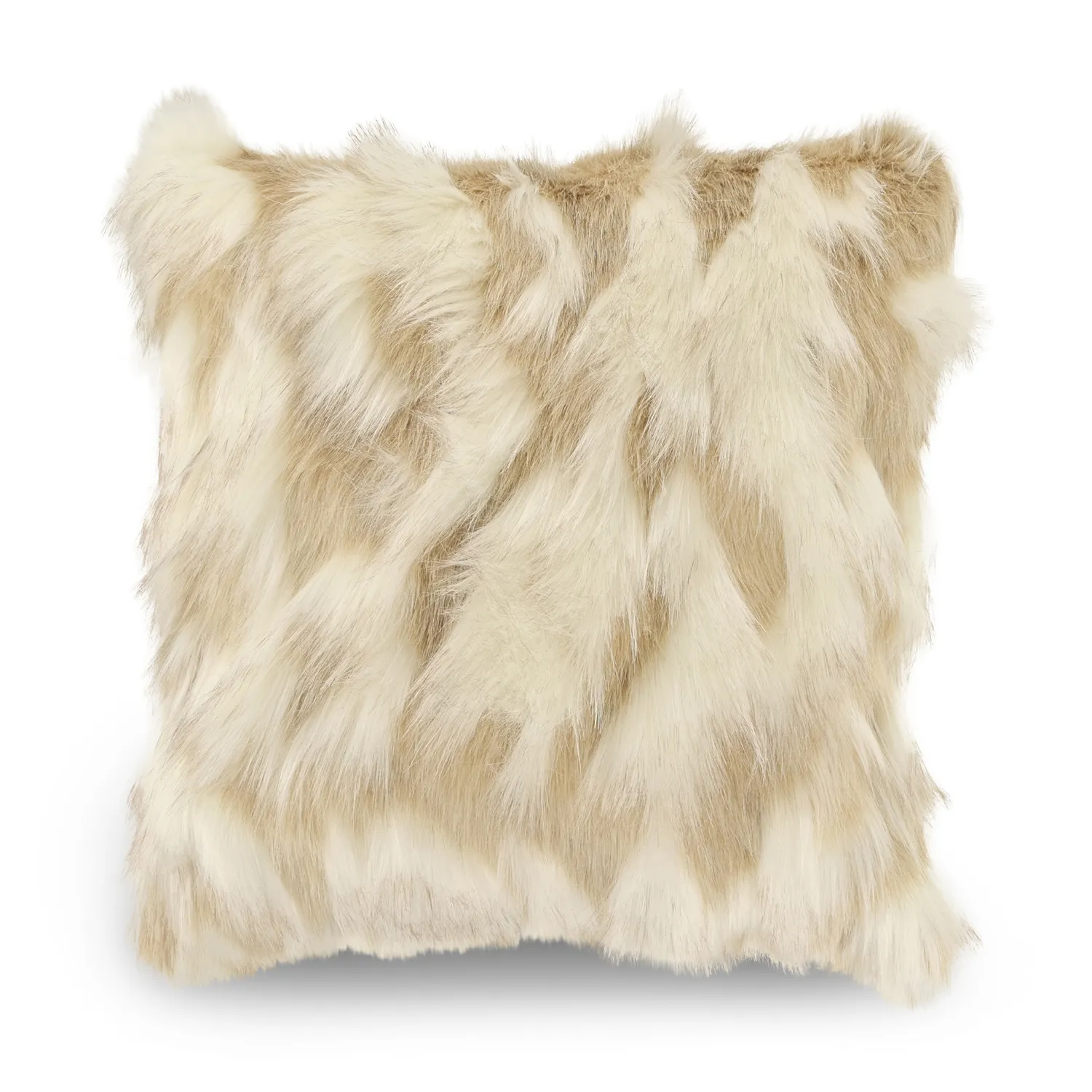 Funda de almohada - Clara (blanco/beige)