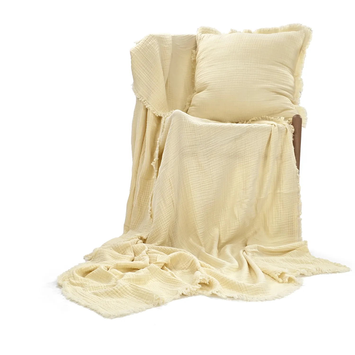 Funda de almohada - Dorena (crema)