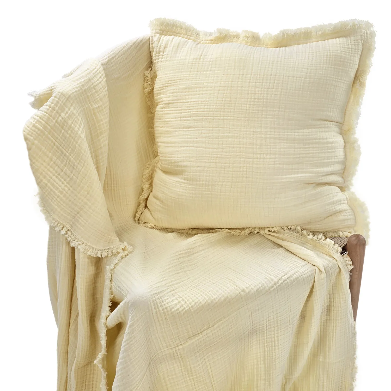 Funda de almohada - Dorena (crema)