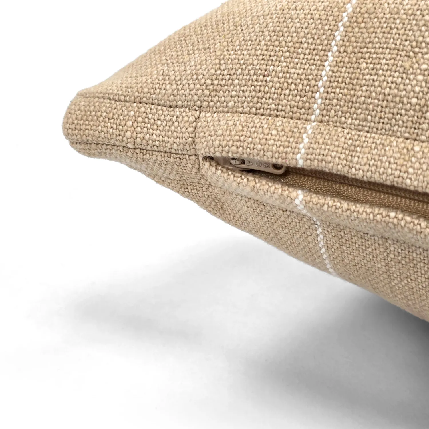 Funda de almohada - Martina Stripe (beige/blanco)