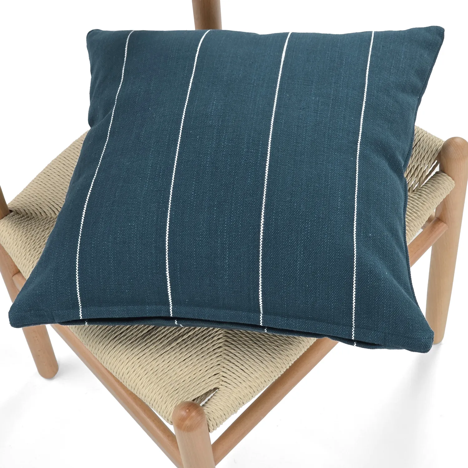 Funda de almohada - Martina Stripe (azul/blanco)