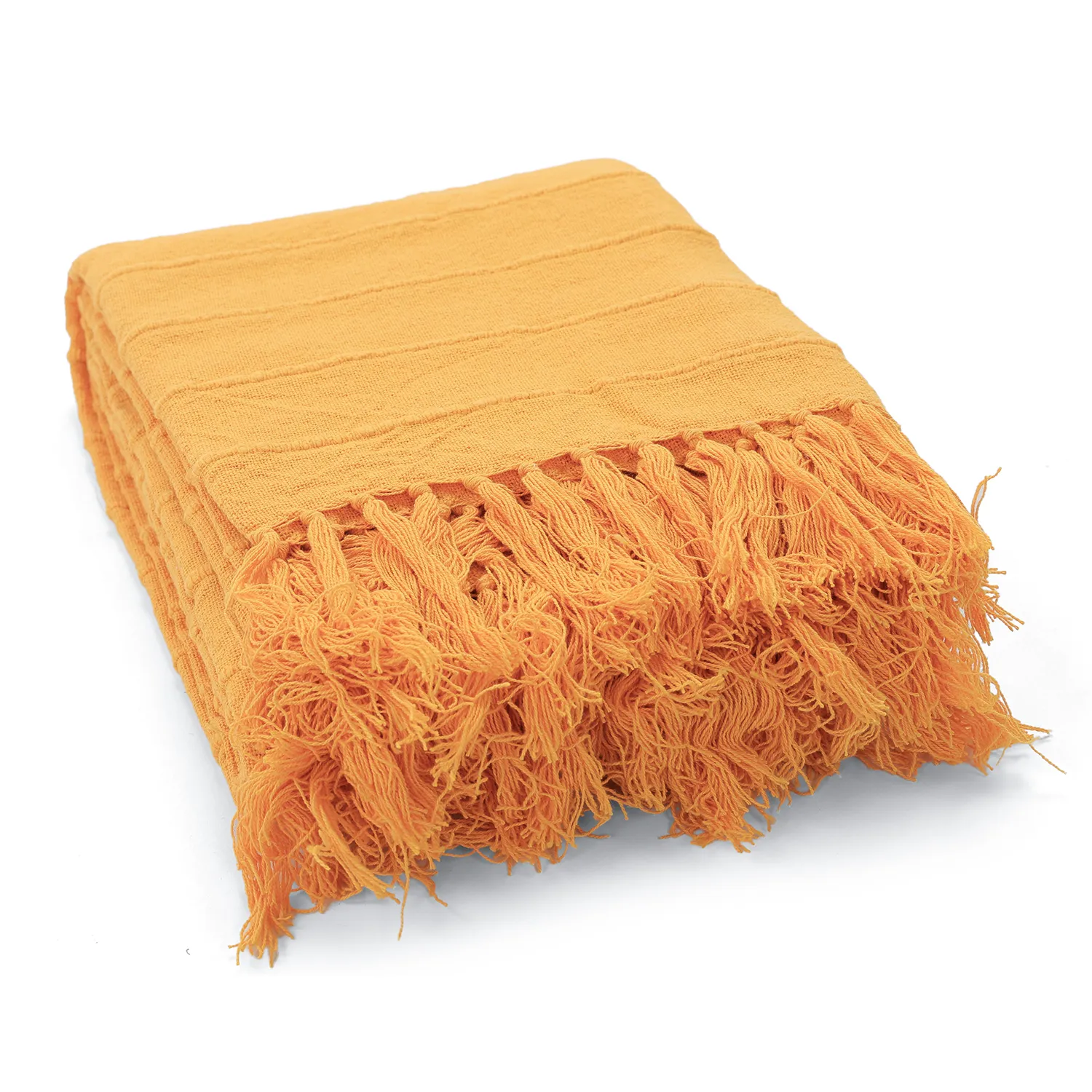 Mantas - Nalani cotton throw (naranja)