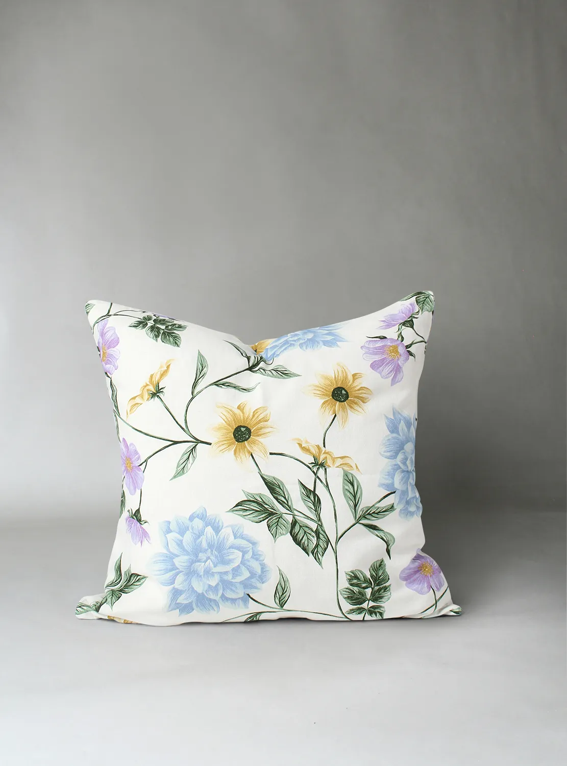 Funda de almohada - Dahlia (azul)