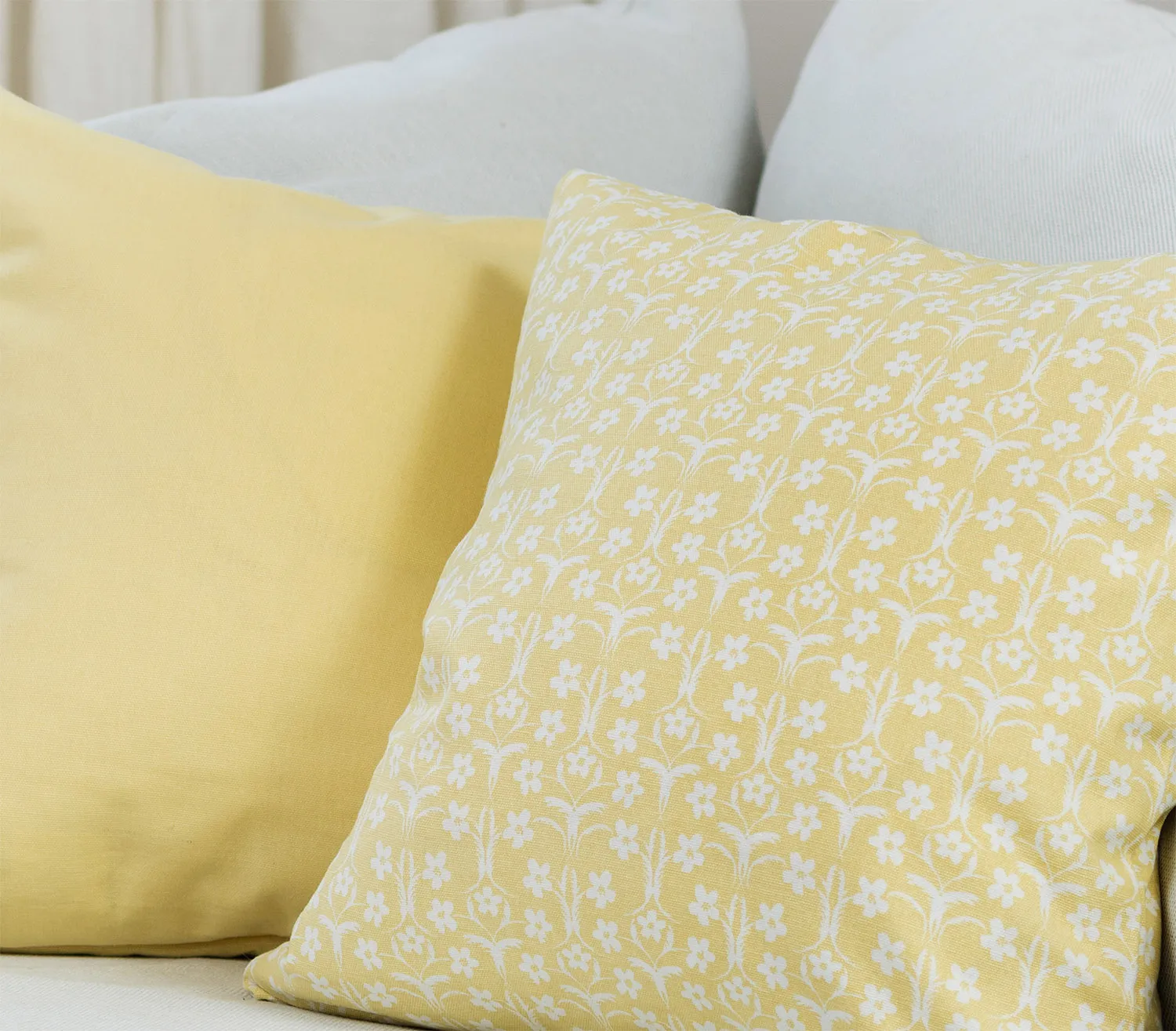 Funda de almohada x 2 - Ella (amarillo)
