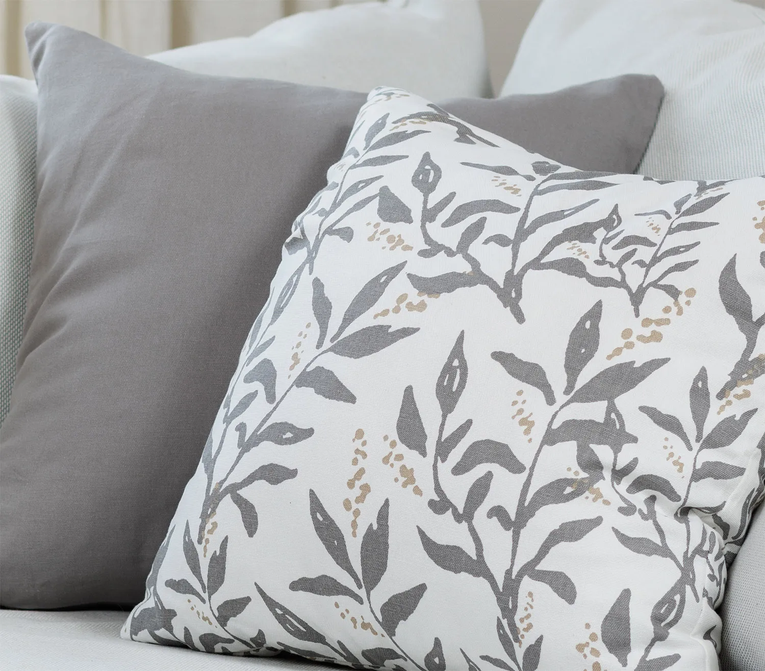 Funda de almohada x 2 - Katri (gris)