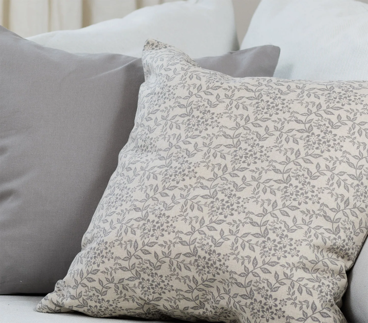 Funda de almohada x 2 - Lilja (gris)