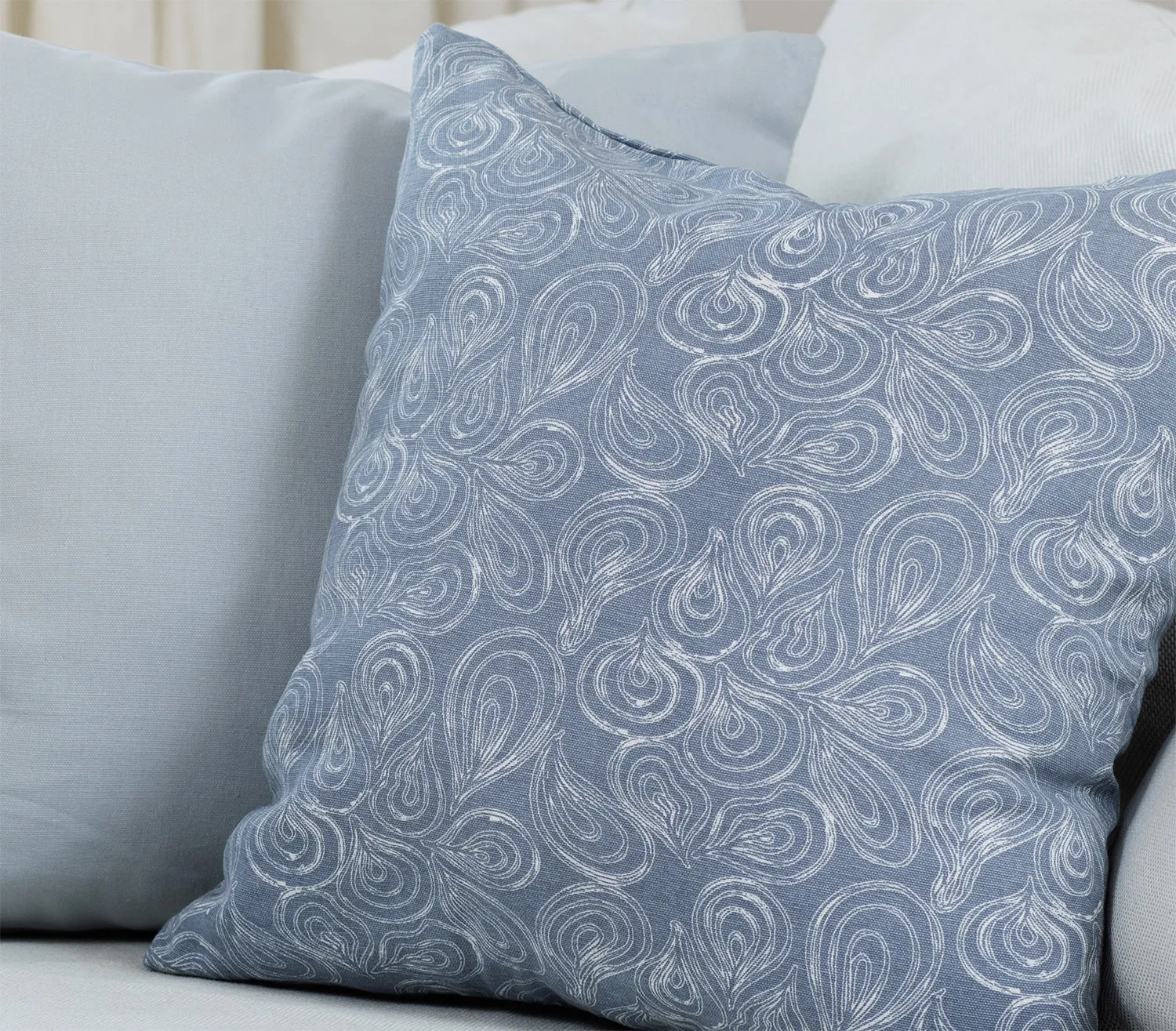 Funda de almohada x 2 - Merja (azul)