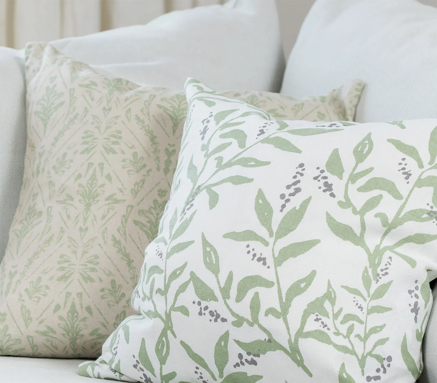Funda de almohada x 2 - Minna (verde)