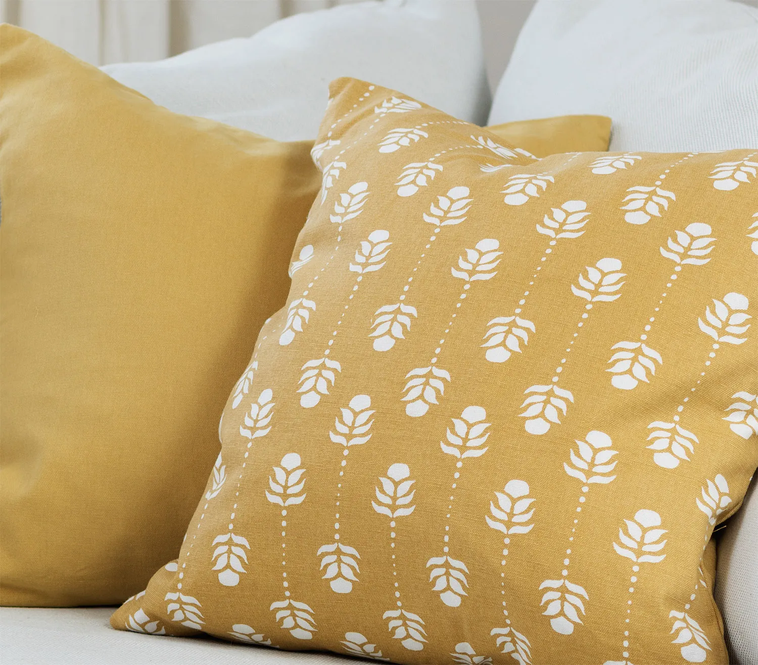 Funda de almohada x 2 - Sari (amarillo)
