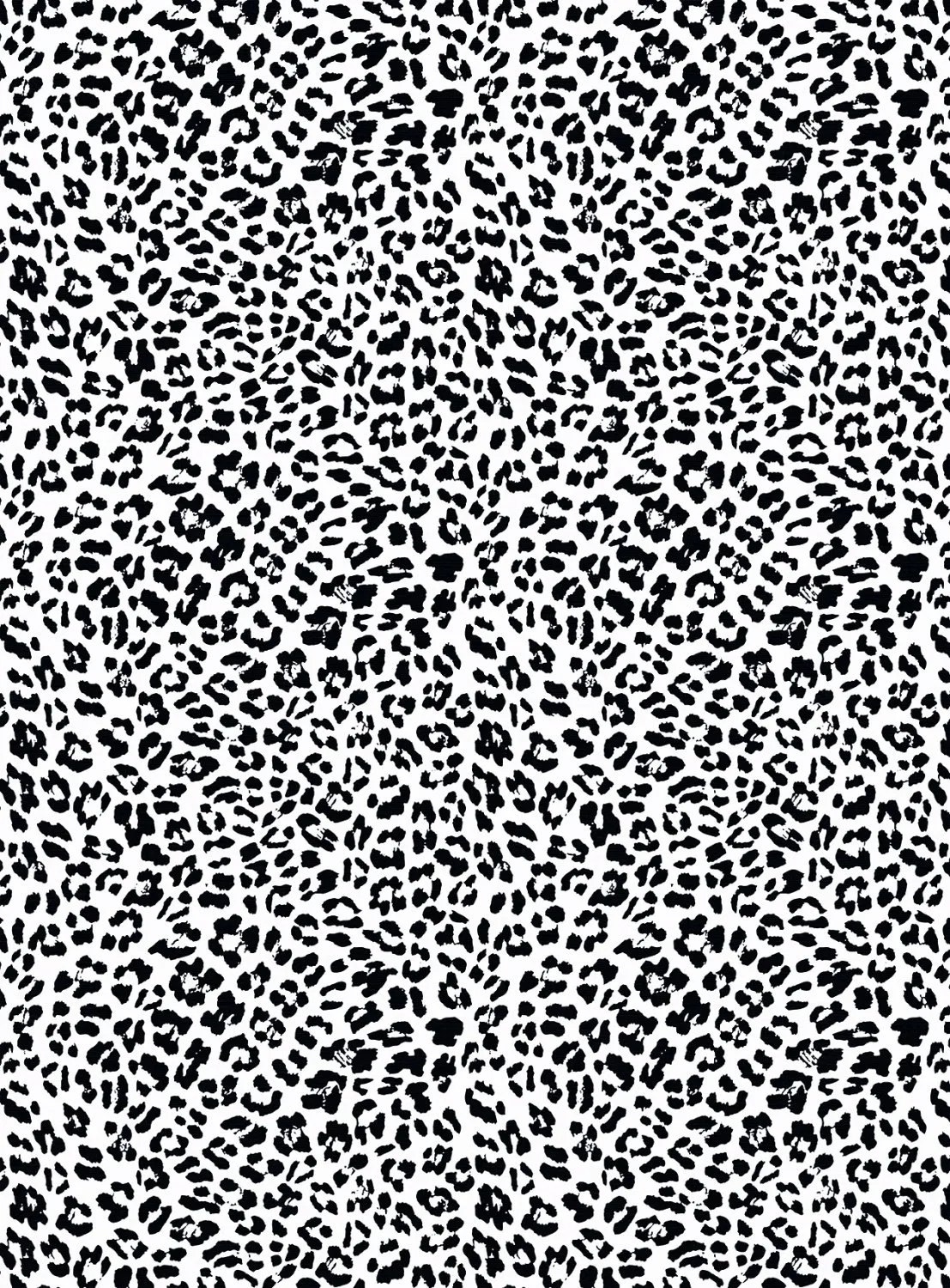 Alfombra Wilton - Leopard (negro/blanco)