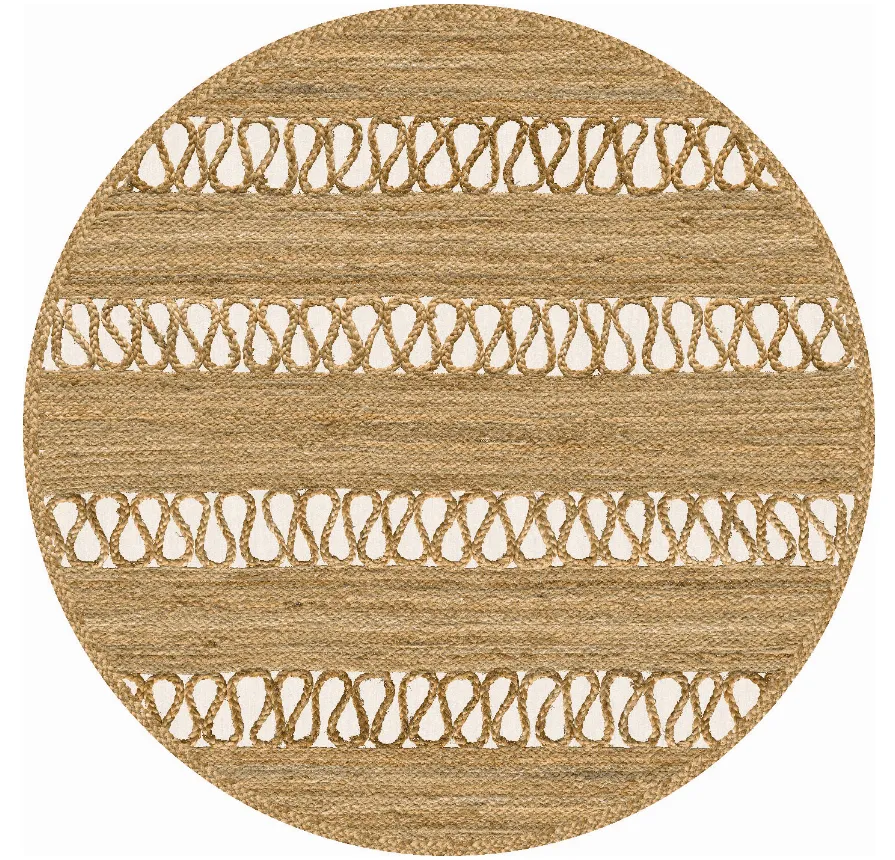 Alfombras redondeadas - Levie (beige)