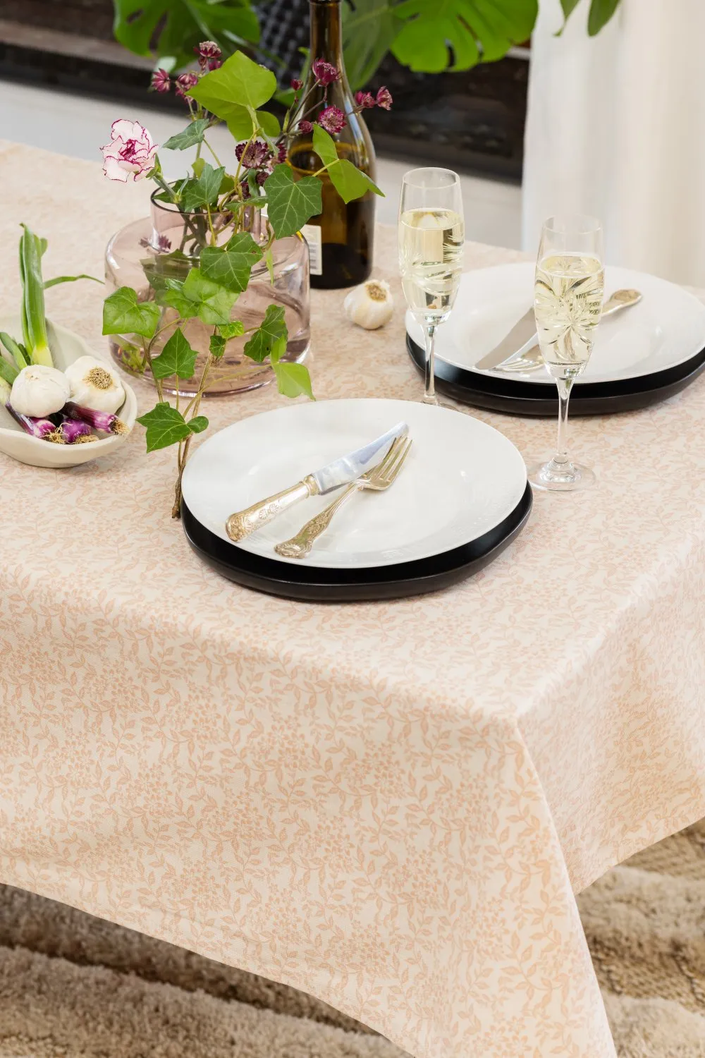Mantel de algodón Lilja (beige)