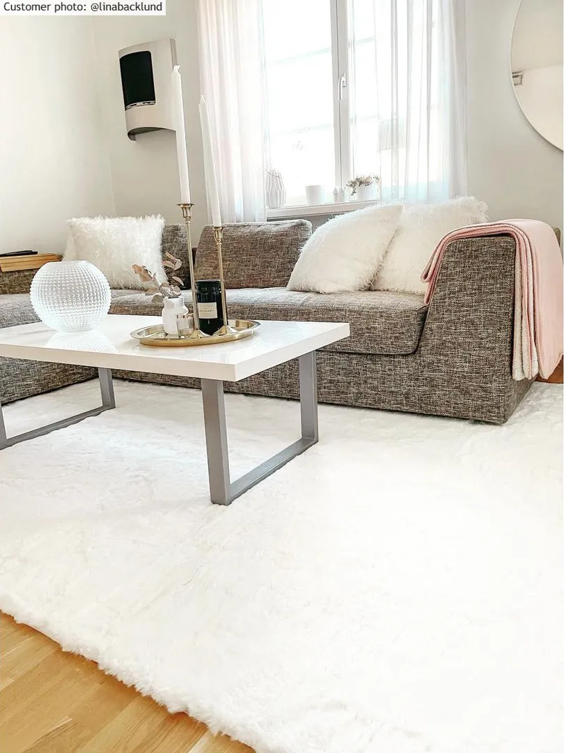 Alfombras de pelo largo - Cloud Super Soft (blanco)