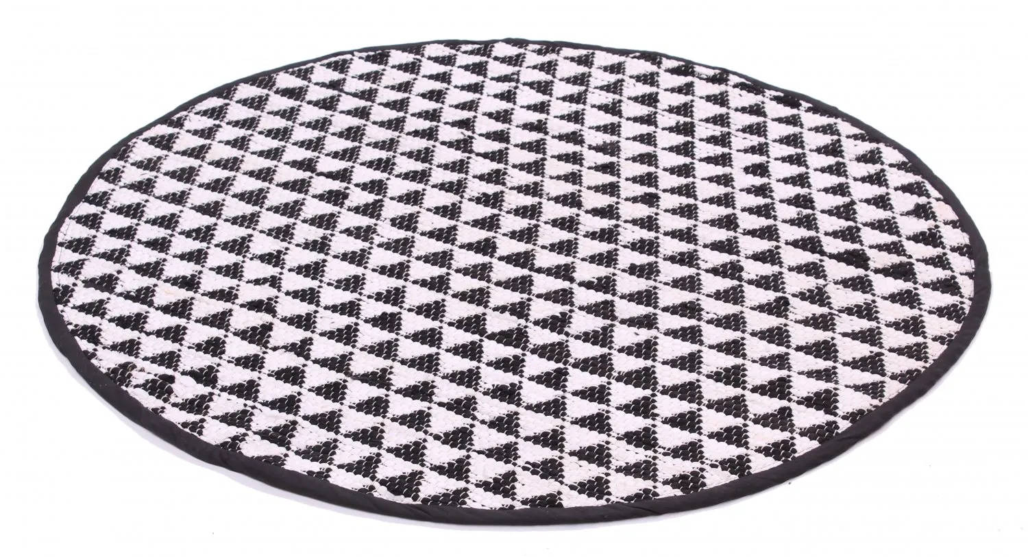 Alfombras redondeadas - Lindby (negro/blanco)