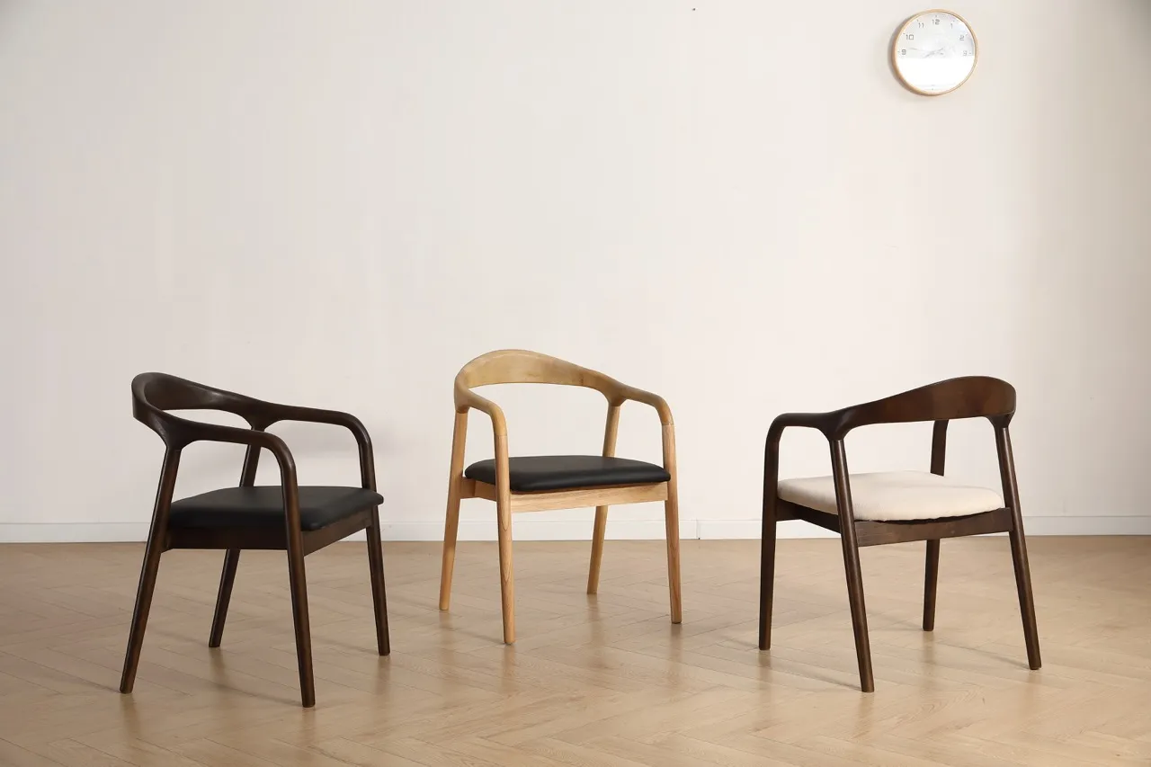 Silla con reposabrazos - Aspa (naturaleza) - 2 piezas