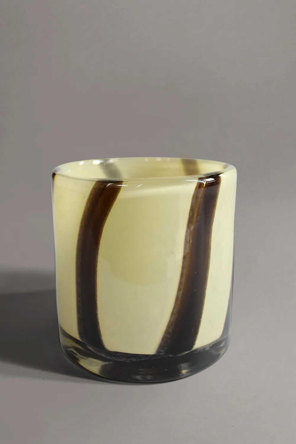 Candelero S - Zuri (amarillo claro/marrón)