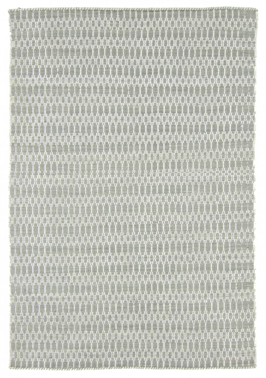 Alfombra de Lana - Long Stitch (Gris)