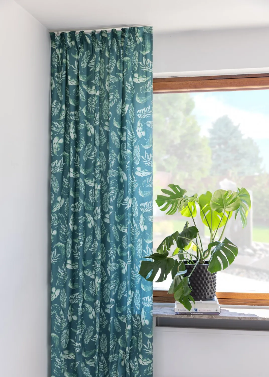 Cortinas - Cortina de algodón Lowe (verde)