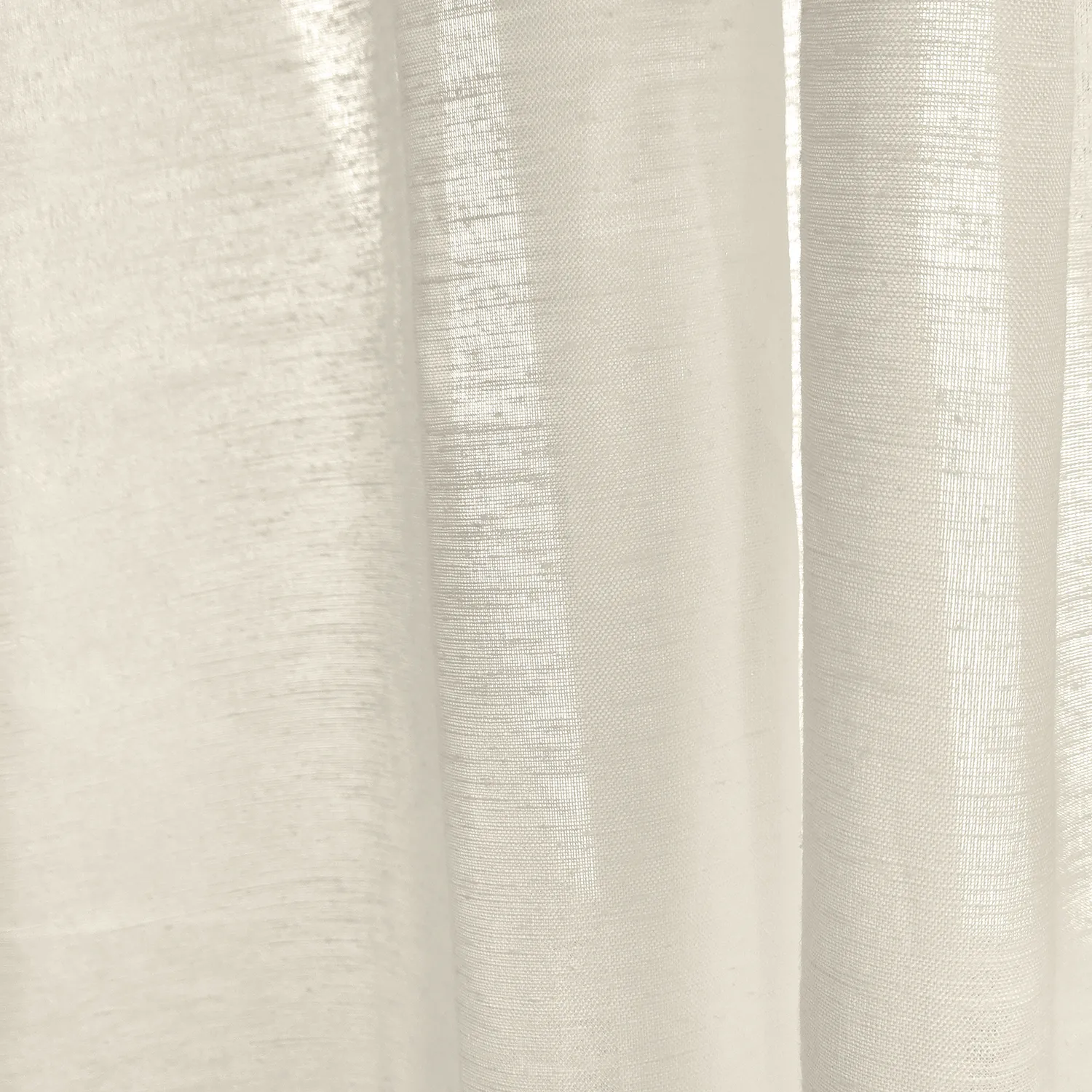 Cortinas Pack de 2 - Cortina mezcla de lino Lumira (crema)
