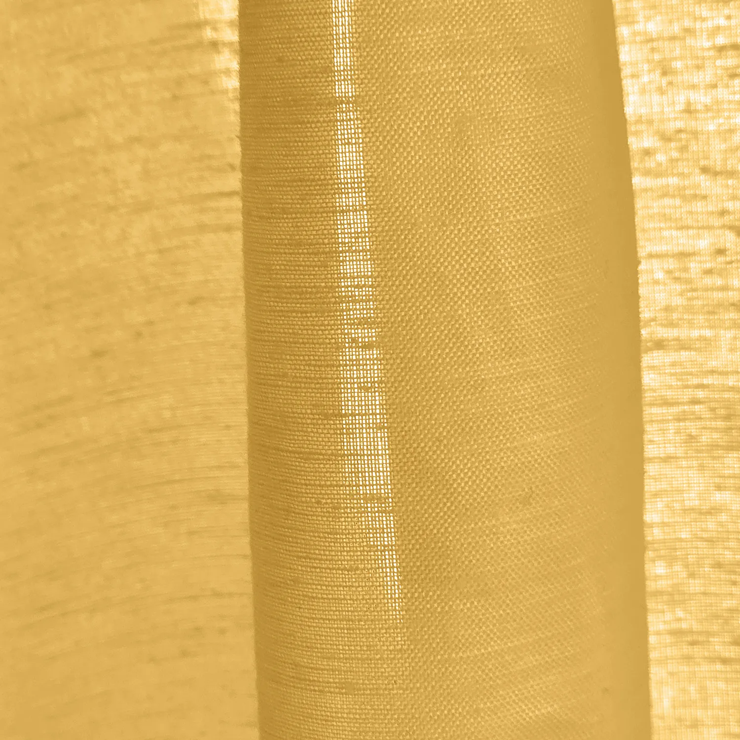 Cortinas Pack de 2 - Cortina mezcla de lino Lumira (ocre)