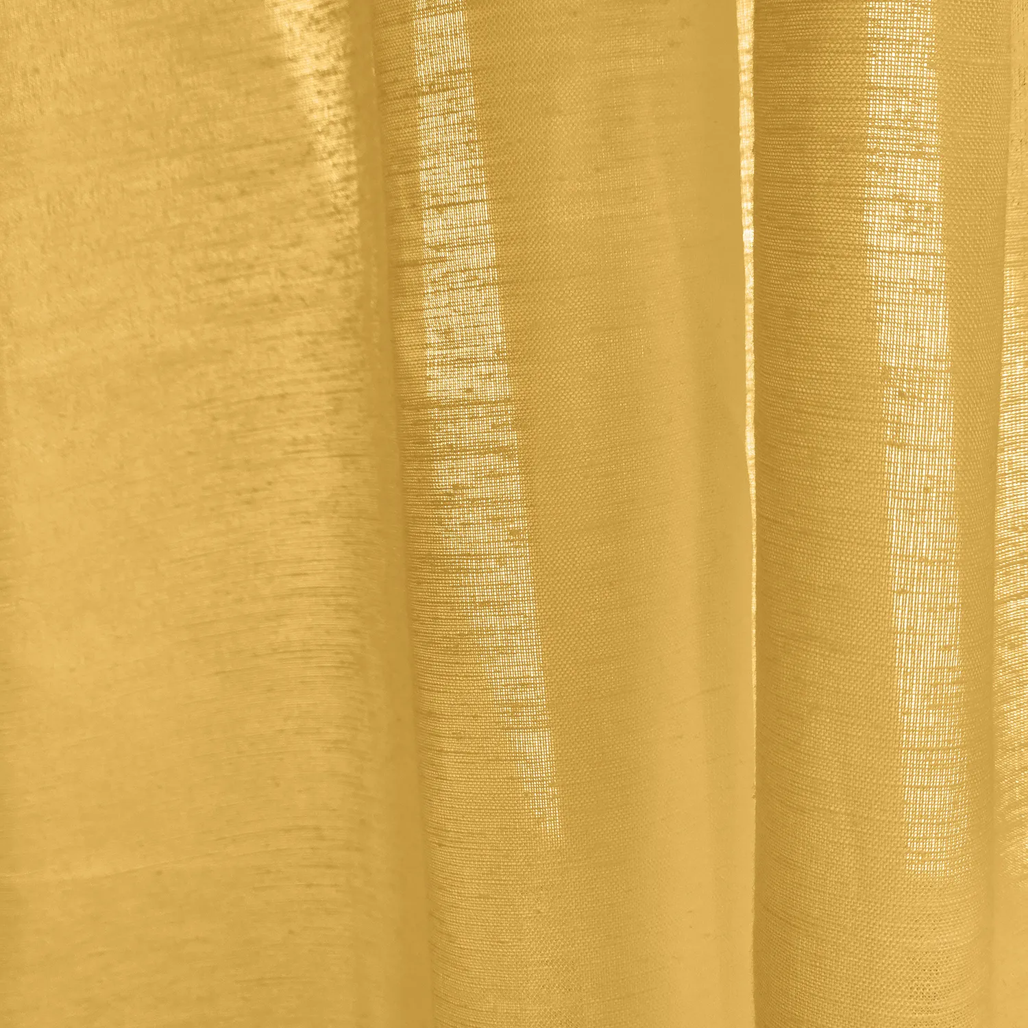 Cortinas Pack de 2 - Cortina mezcla de lino Lumira (ocre)