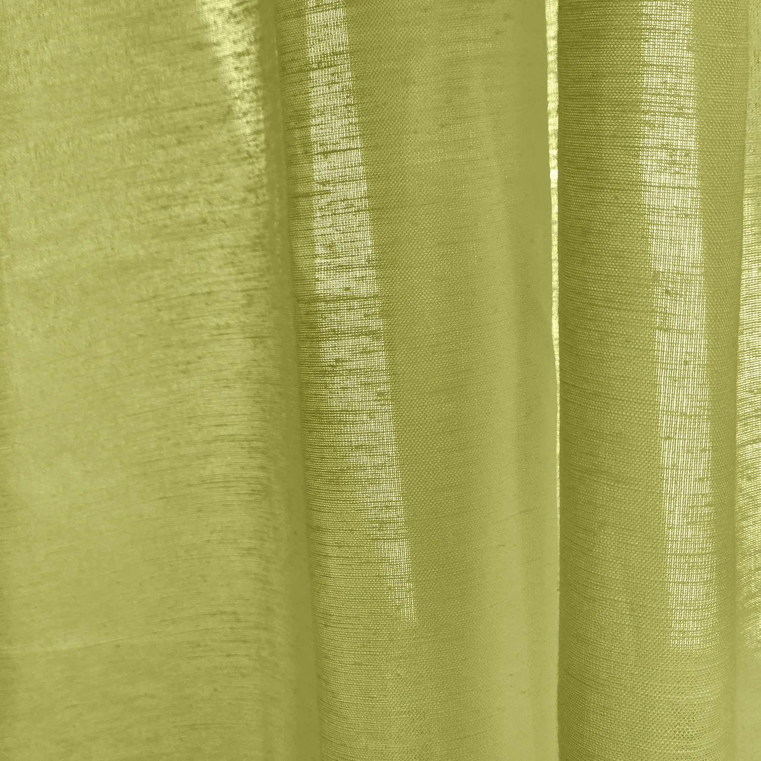 Cortinas Pack de 2 - Cortina mezcla de lino Lumira (verde)