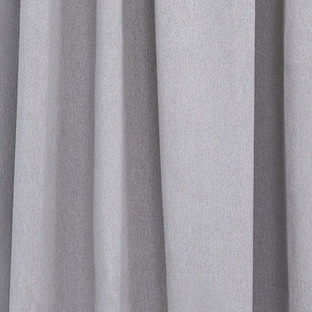 Cortinas - Cortinas apagadas Flora (gris claro)