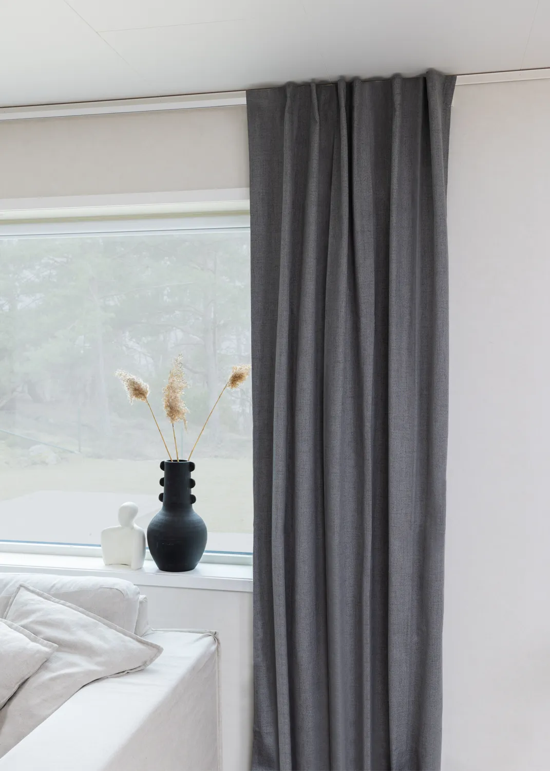 Cortinas - Cortinas apagadas Amaris (gris)
