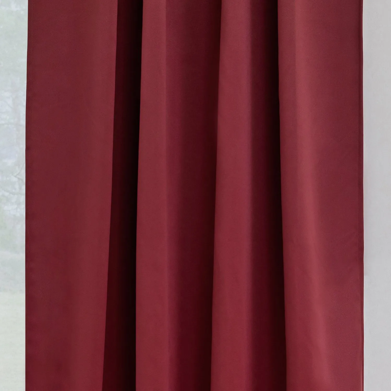 Cortinas - Cortinas apagadas Alina (rojo)