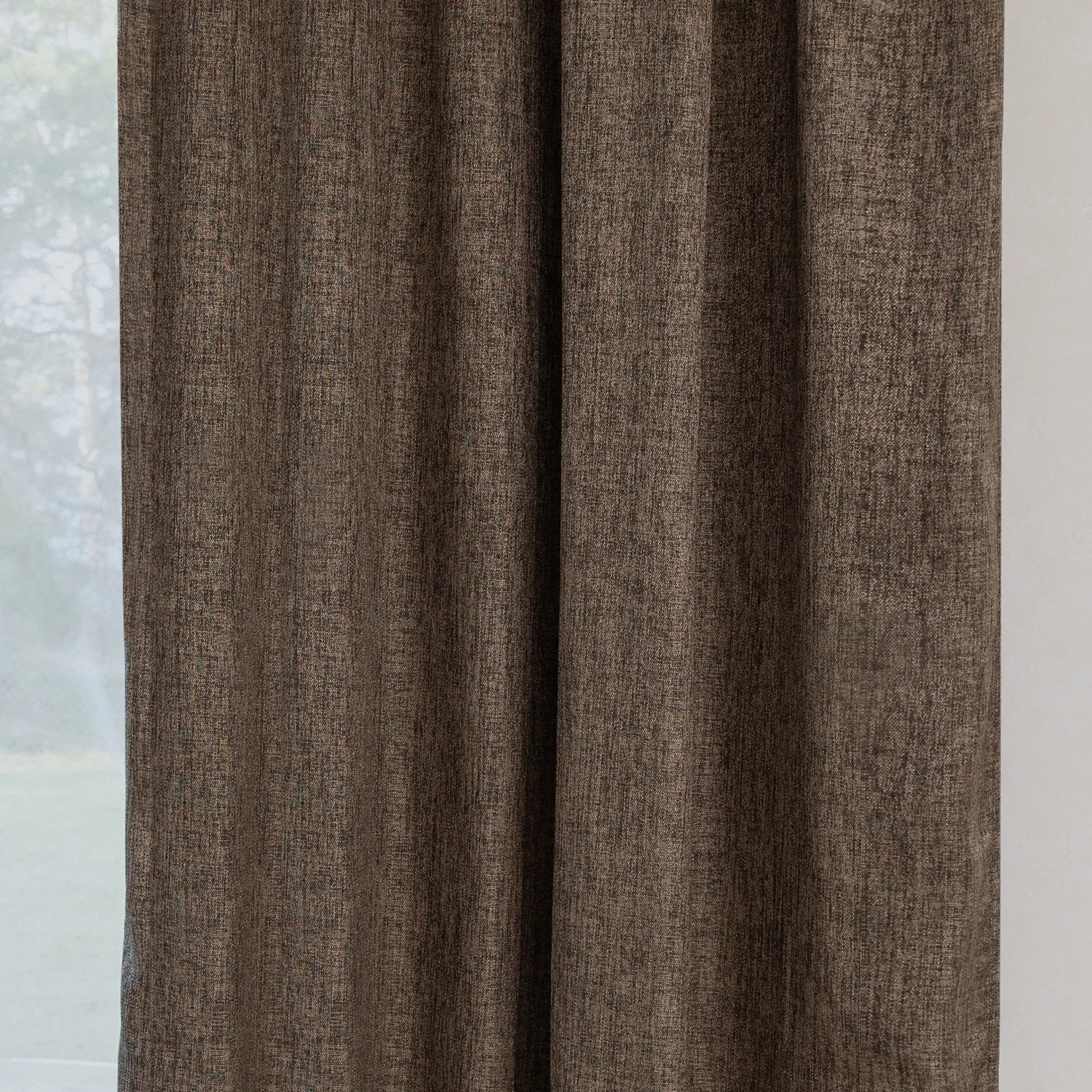 Cortinas - Cortinas apagadas Raya (marrón)