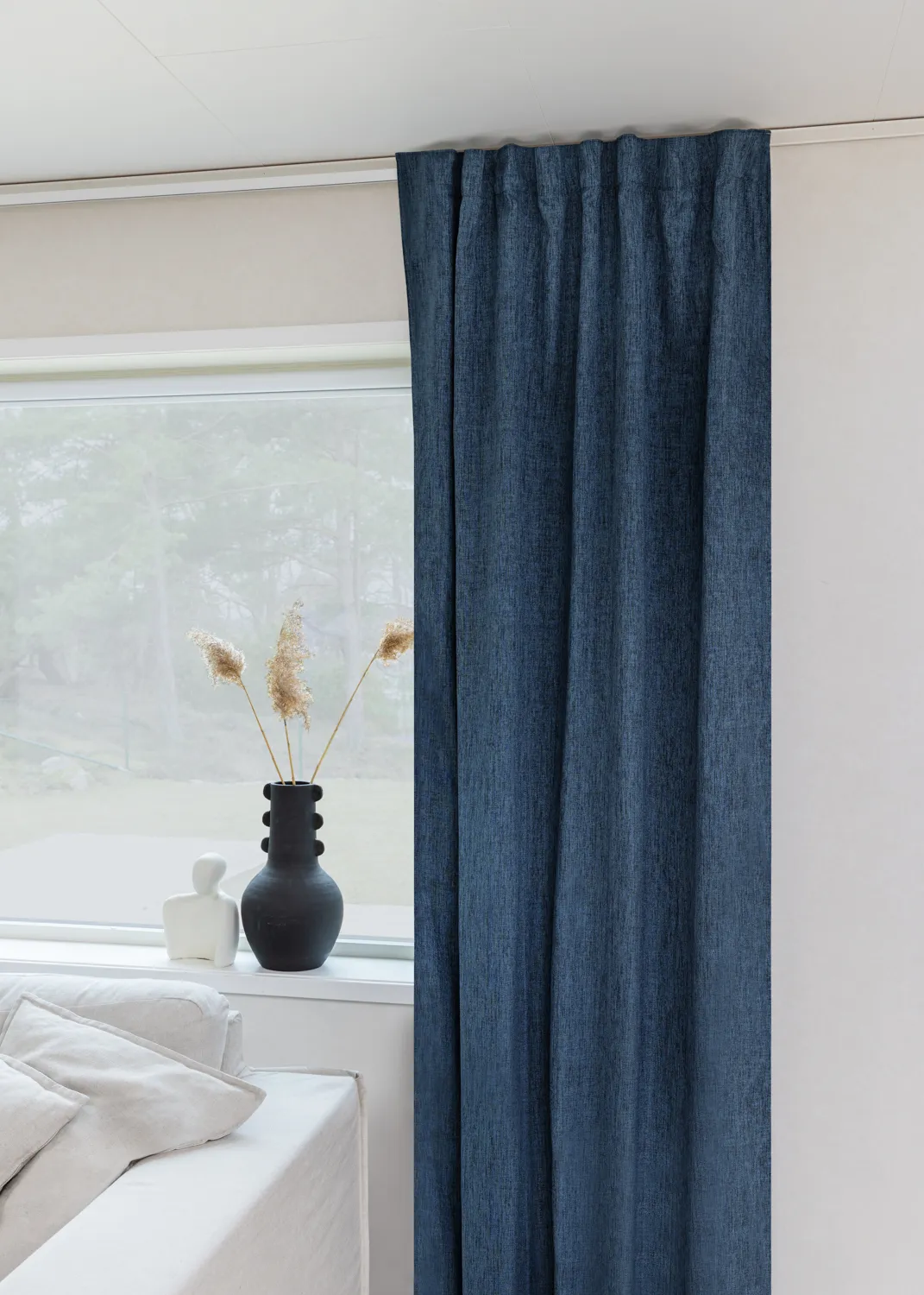 Cortinas - Cortinas apagadas Raya (azul)