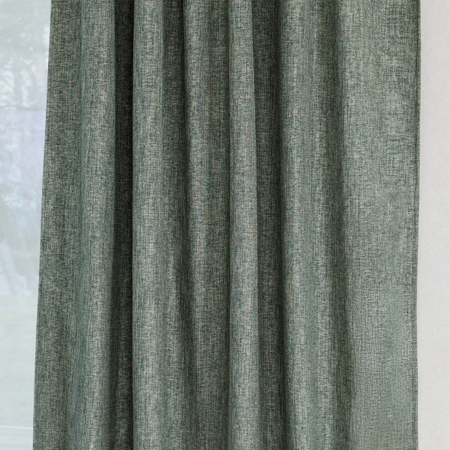 Cortinas - Cortinas apagadas Raya (verde)