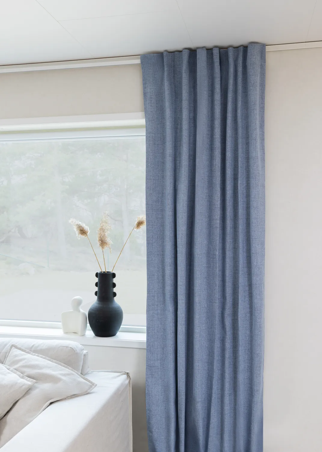 Cortinas - Cortinas apagadas Amaris (azul claro)