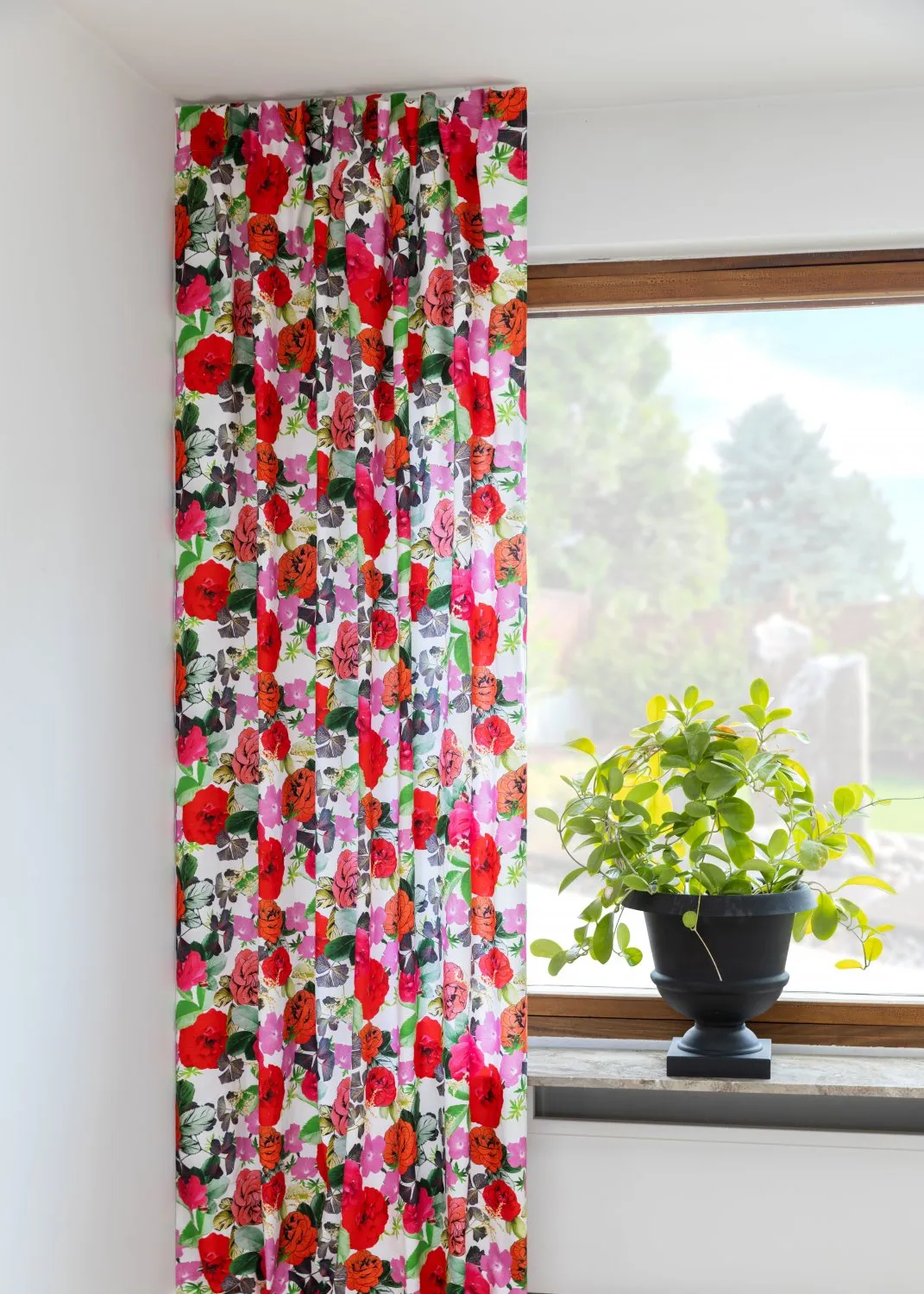 Cortinas - Cortina de algodón Magic (rosa)