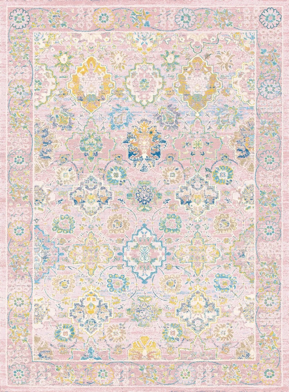 Alfombra Wilton - Magnolia (rosa)