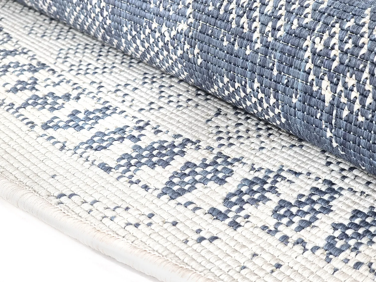 Alfombras redondeadas - Indoor/Outdoor Malcolm (azul)