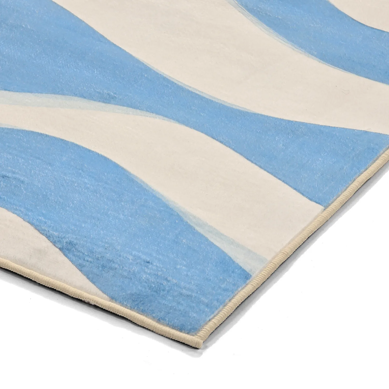 Alfombra Wilton - Marsala (azul/blanco)
