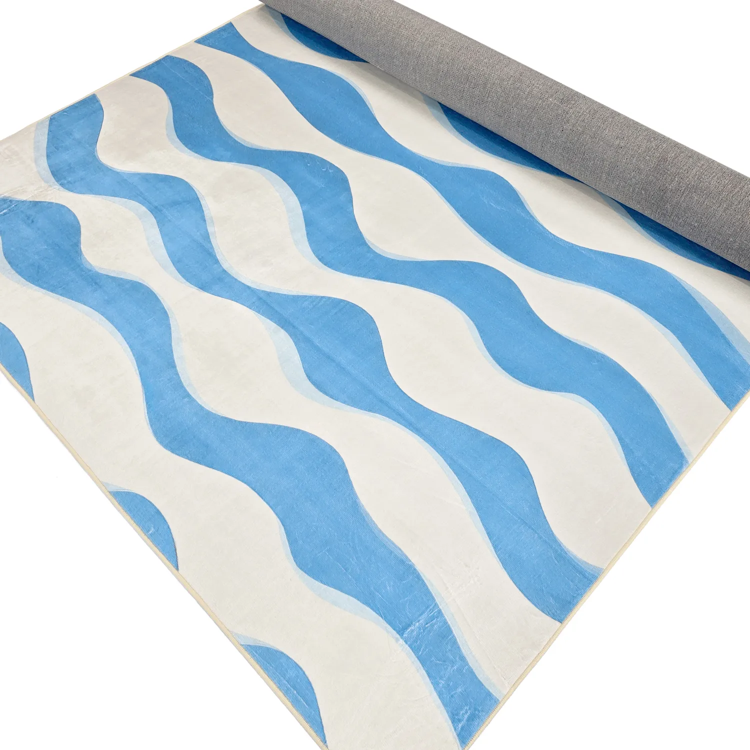 Alfombra Wilton - Marsala (azul/blanco)