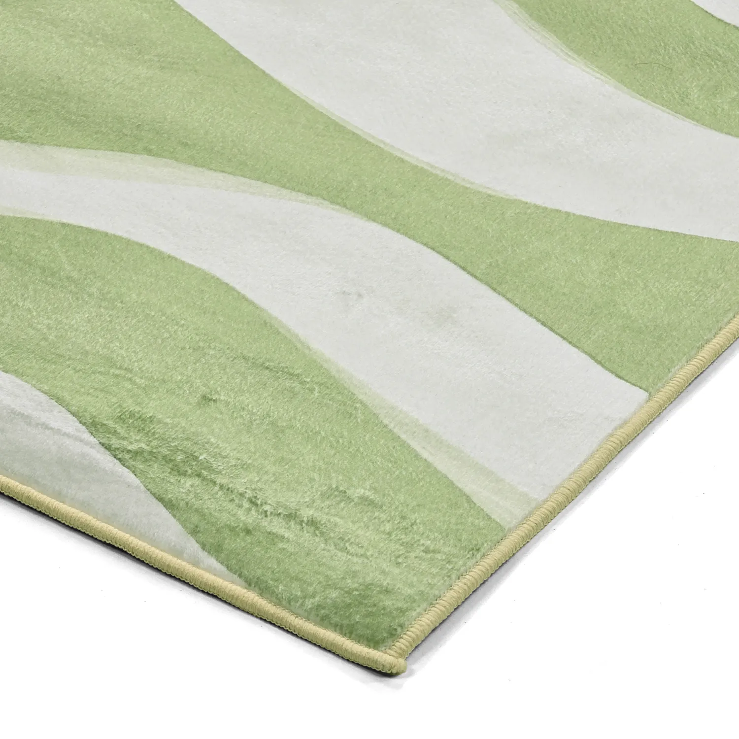 Alfombra Wilton - Marsala (verde/blanco)
