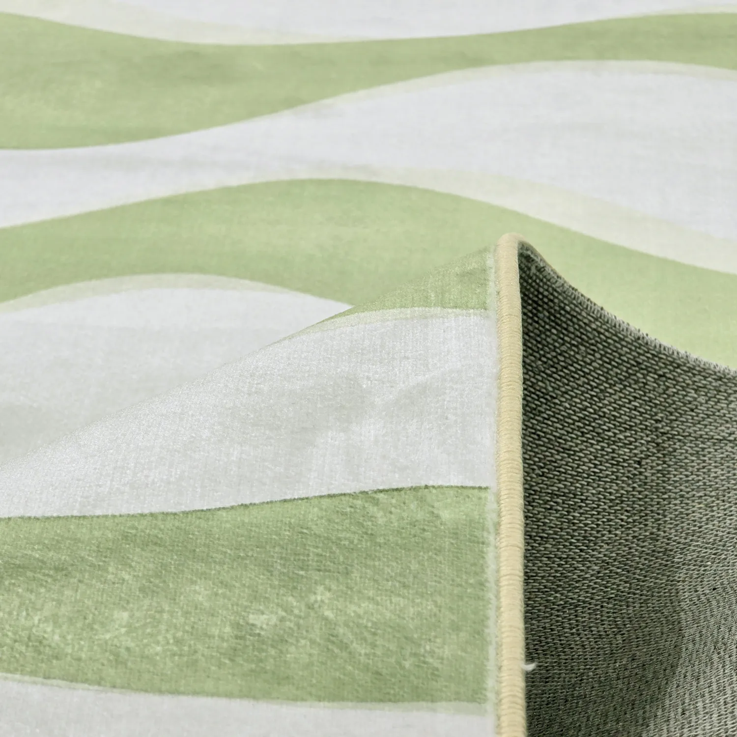 Alfombra Wilton - Marsala (verde/blanco)