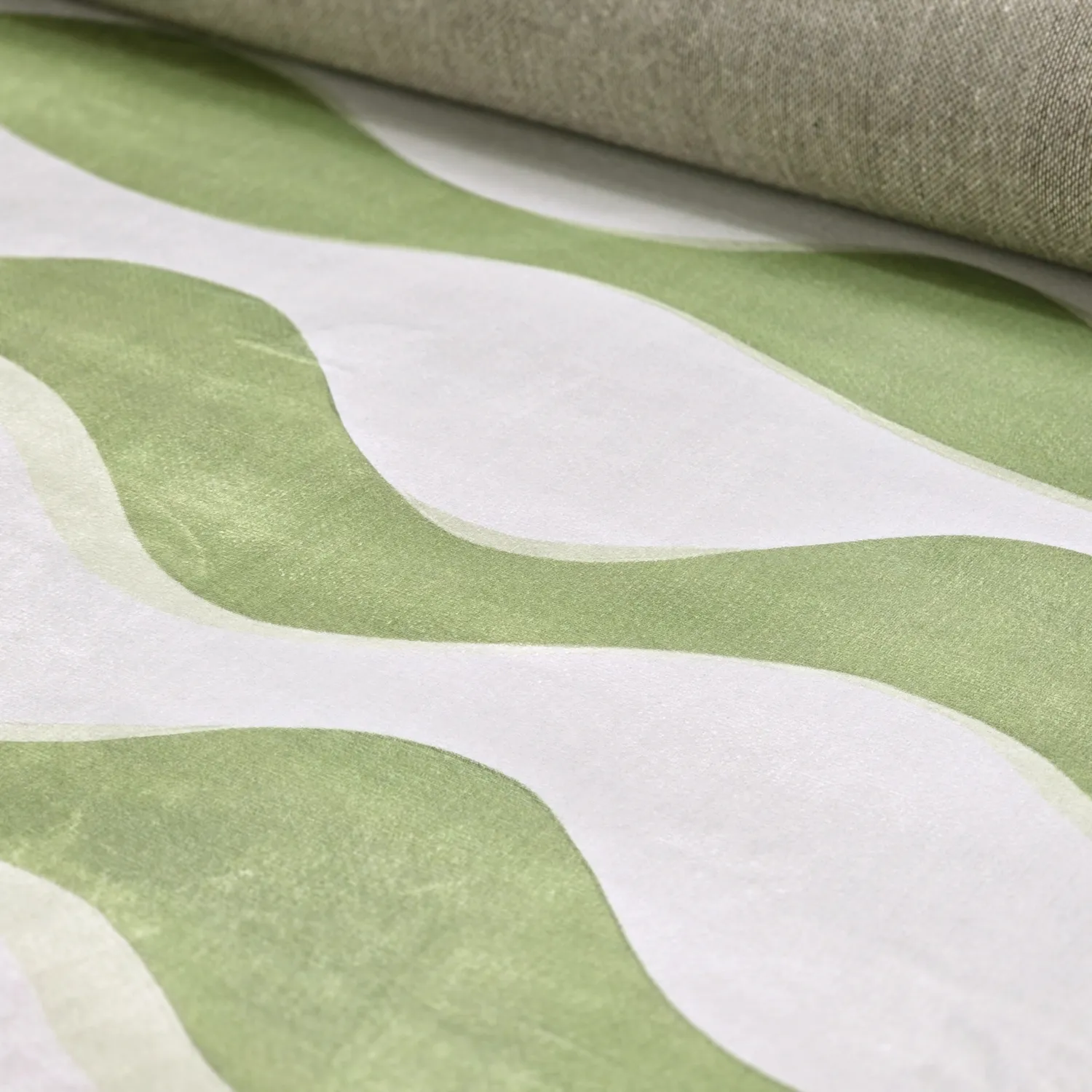 Alfombra Wilton - Marsala (verde/blanco)