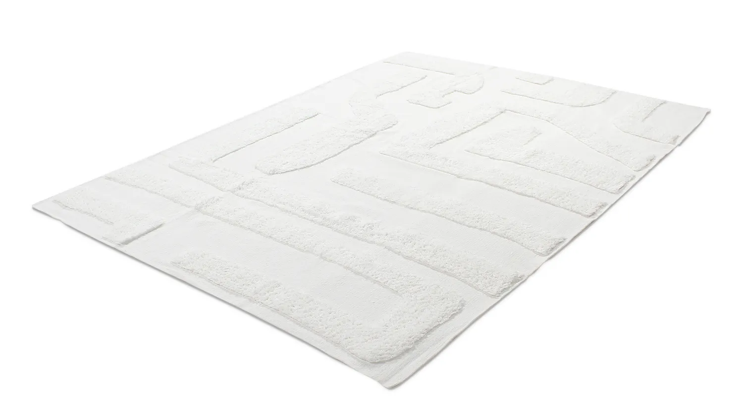 Alfombras de pelo largo - Alexa Natural Cotton Shaggy (offwhite)