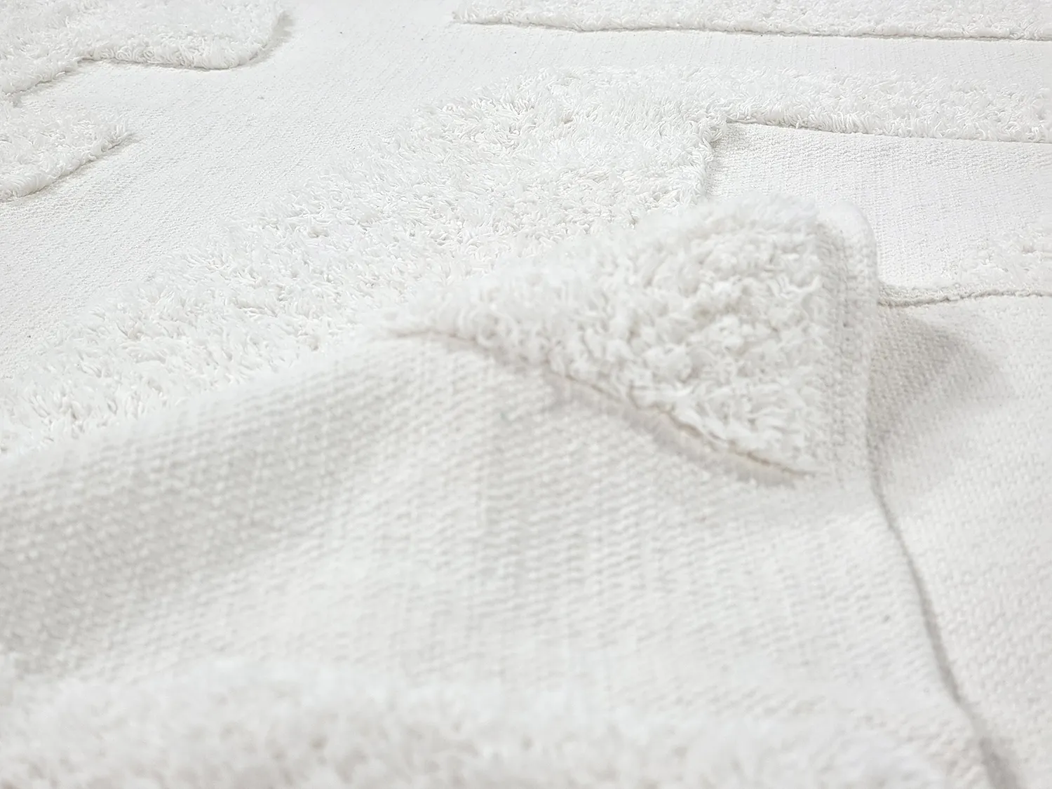 Alfombras de pelo largo - Alexa Natural Cotton Shaggy (offwhite)